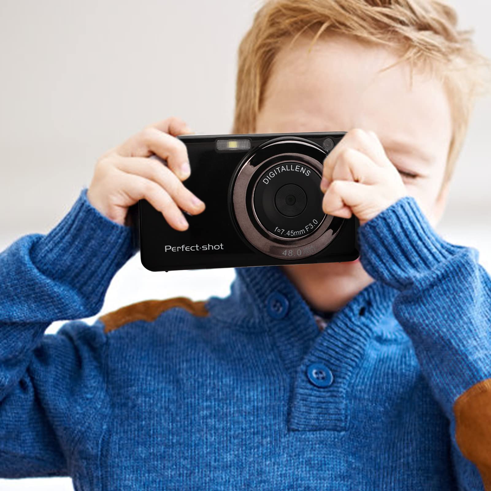 Fotocamera Digitale, Fotografia HD da 48 MP, Luce di Riempimento Incorporata, Scheda di Memoria di Supporto, Ampiamente Usata per Studenti, Adolescenti, Bambini, Viola