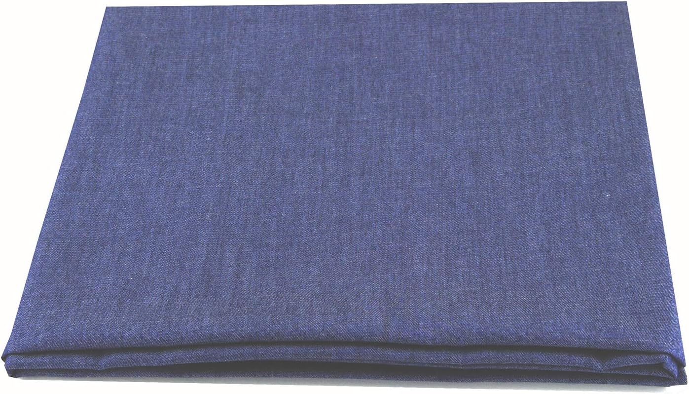 4.9 oz Denim Fabric,DIY for Sewing Crafting 60" by 3 Yards Dark Indigo Rose Flavor
