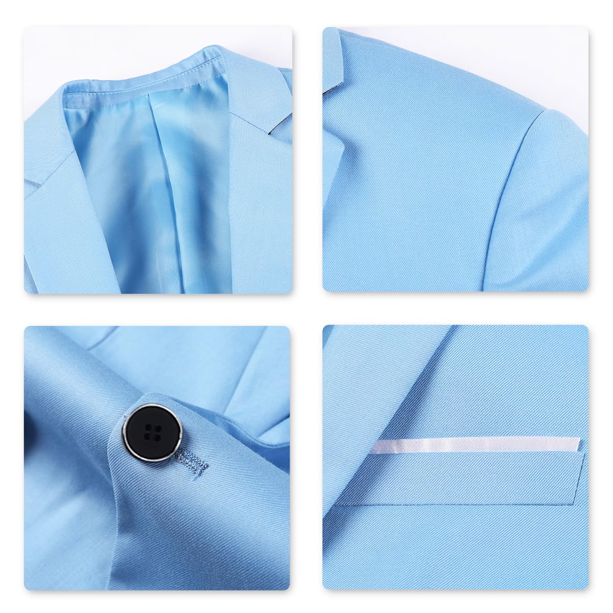 Allthemen Abiti da Uomo 2 Pezzi Suit Slim Fit Wedding Dinner Tuxedo Abiti per Uomo Business Casual Giacca e Pantaloni 10 Colori Disponibili