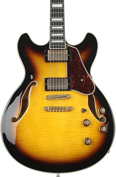 Ibanez Artcore Expressionist AS93FM Semi-hollow Electric Guitar - Antique Yellow Sunburst