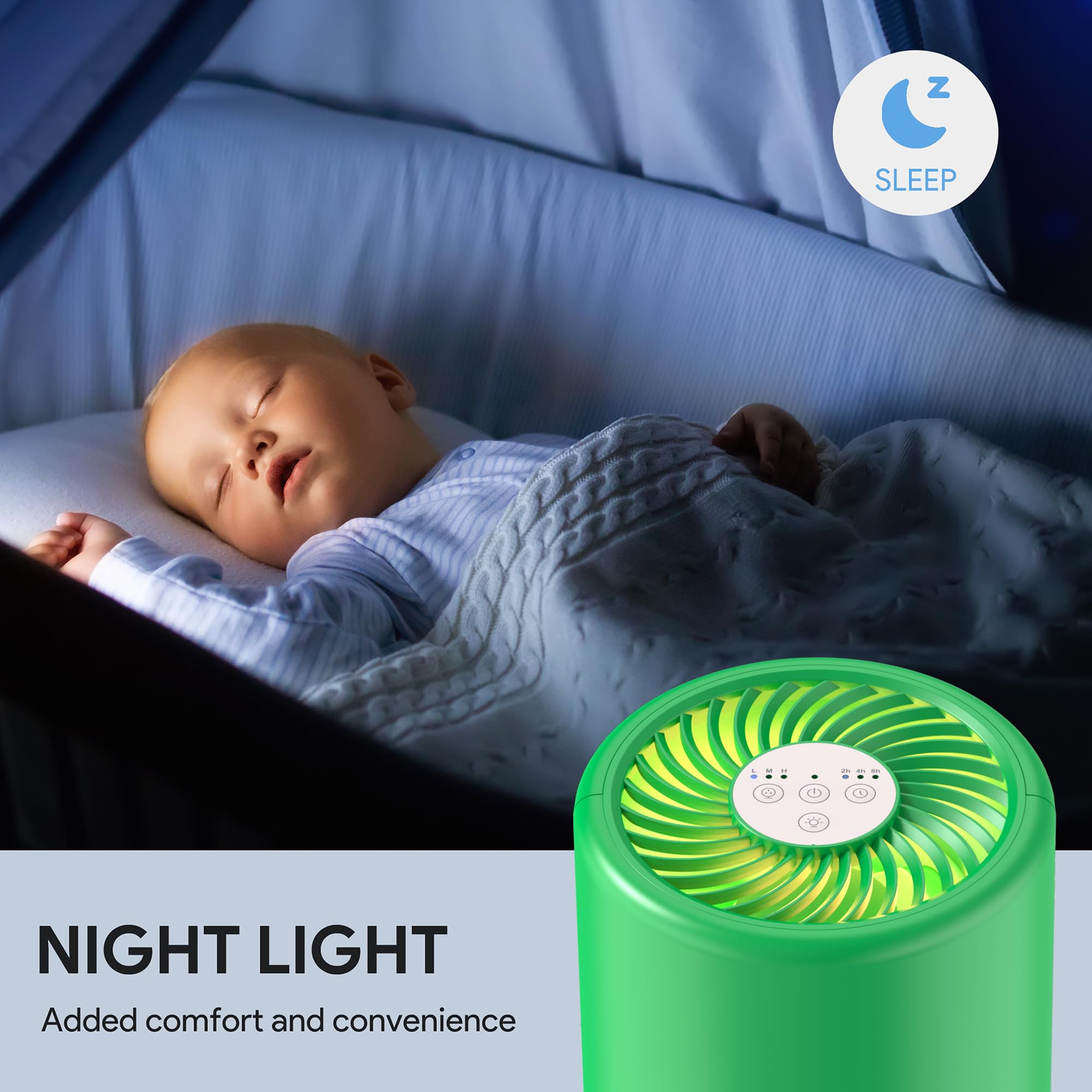 FULMINARE Air Purifiers for Home Bedroom H13 HEPA Air Filter view 8