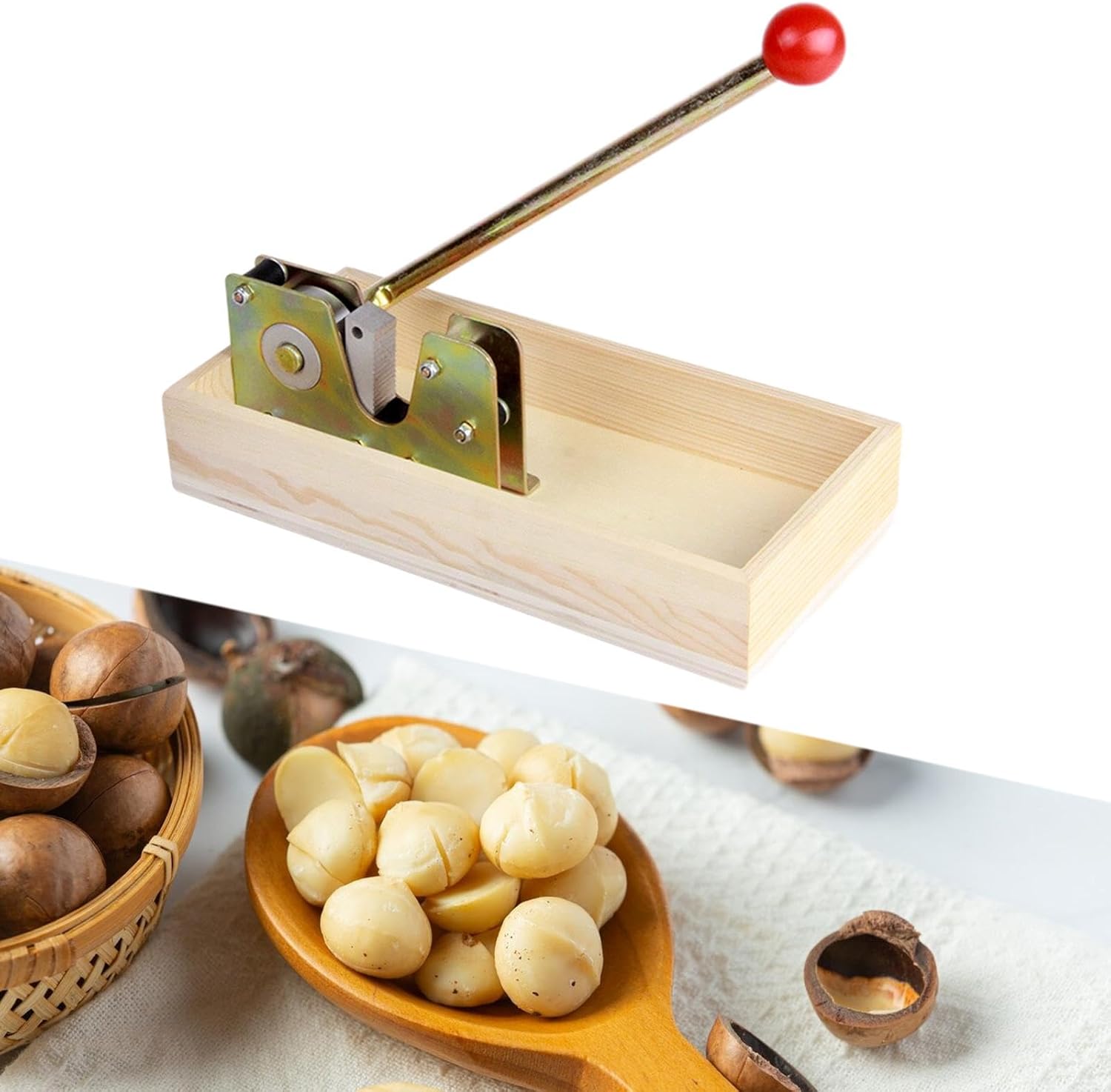Macadamia Nut Cracker Convenient Nut Opener, Small