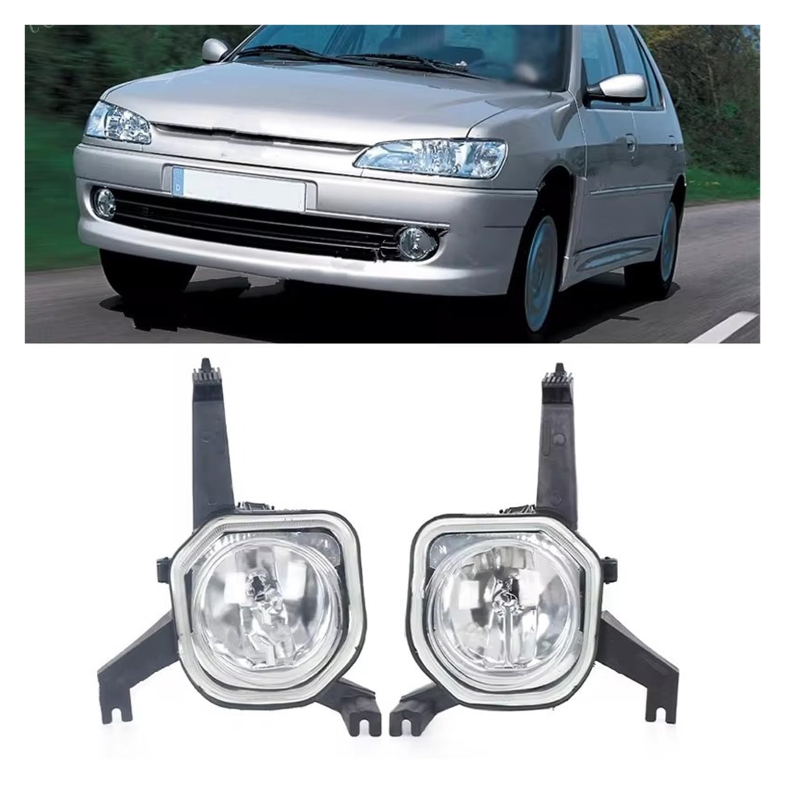 Optique Antibrouillard Avant Gauche Pour Peugeot 306 - Pièce D'origine - Occasion