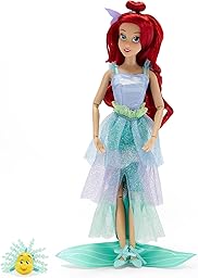 Disney Store Official Bambola Ballerina Disney Princess Ariel, La Sirenetta, Collezione Bambole Ballerine, 30 cm, 3+