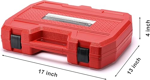 Miniatura 8 de MIXPOWER Juego maestro de llaves de impacto de 70 piezas de 1/2 pulgada, SAE y métrico, 5/16 pulgadas a 1-1/4 pulgadas y 0.315-0.945 in poco