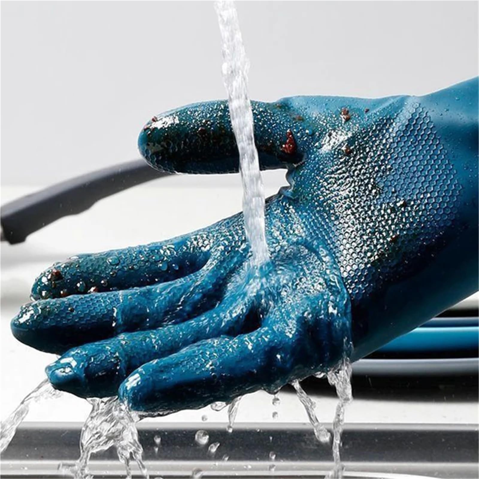 Guantes Limpieza Guantes impermeables de forro polar grueso, 2 o 4 pares, for limpieza del hogar, baño, cocina, protección manos