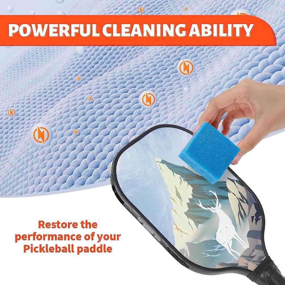 Gomma Per Pulire Paddle Pickleball - Rimuove Macchie E Graffi Dalle Racchette - Foto 14