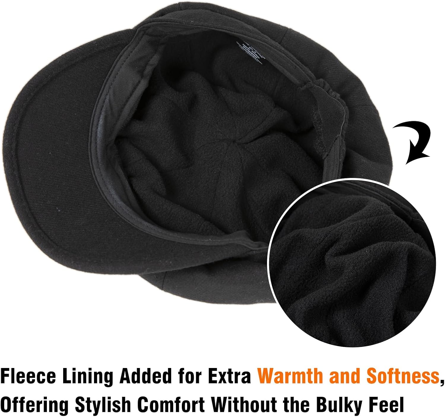 Comhats Wool Fashion Newsboy Hats for Women Winter Warm Pageboy Cabbie Cap Beret