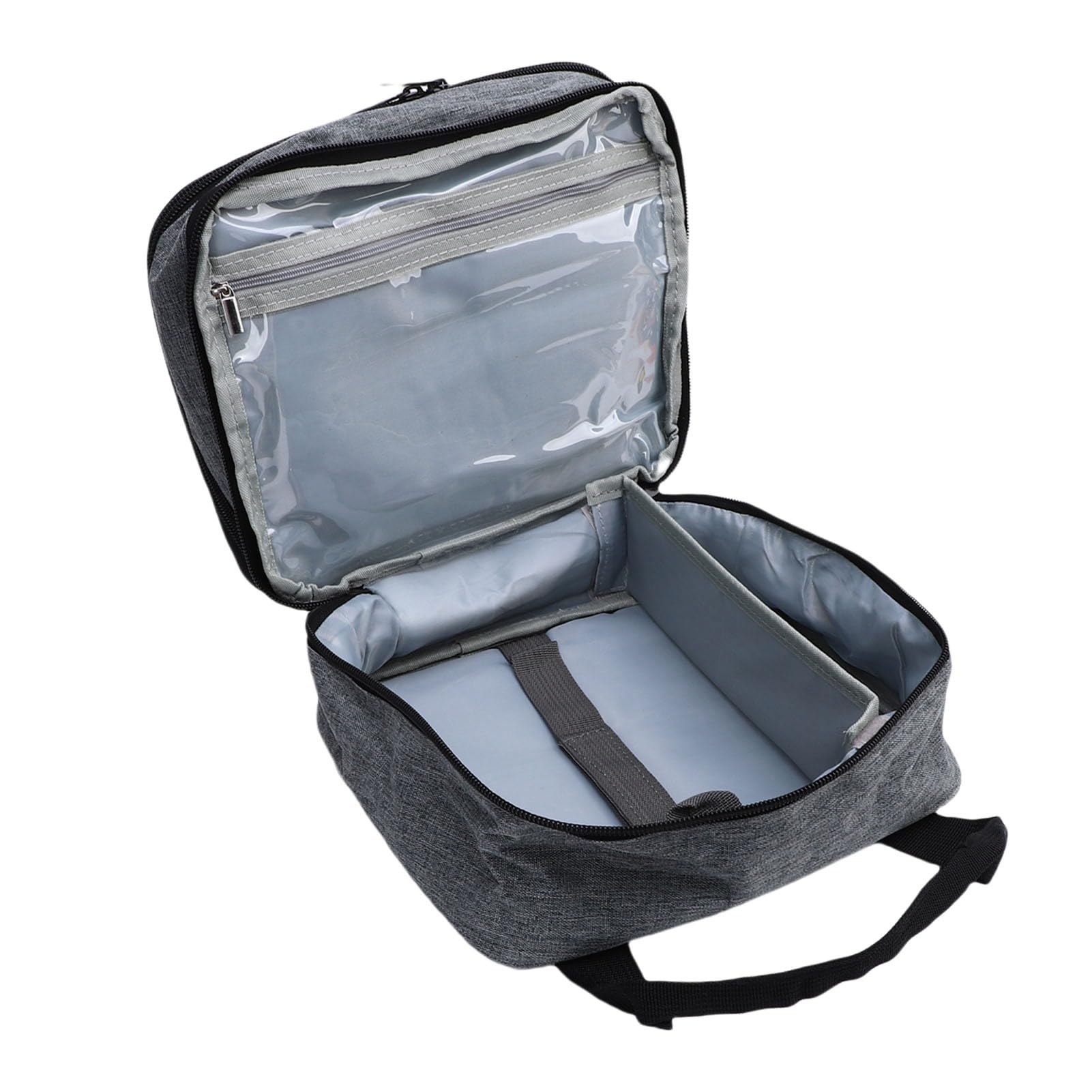 Ausla Fotodruckertasche, Robuste Polyester-Tragetasche für SELPHY CP1500, CP1300, CP1200, mit Verstellbarer Trennwand und Transparentem Beutel, Sichere Aufbewahrungslösung für Unterwegs