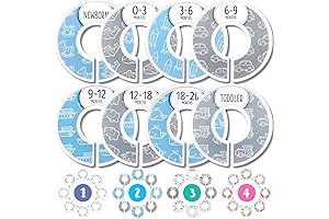 Baby Clothes Dividers for Boys by Eli with Love: Organizational Solution for Nursery Closets