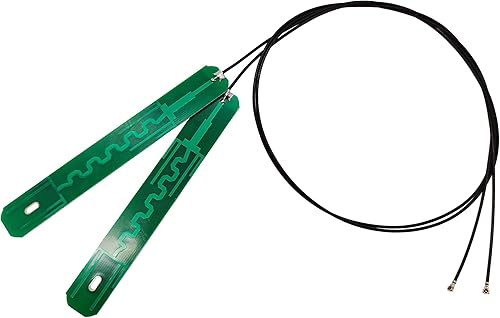 2 x 8dBi 2.4GHz 5.8GHz Antena WiFi de banda dual IPX MHF4 antenas internas con cable de 19.7 in para tarjeta M.2