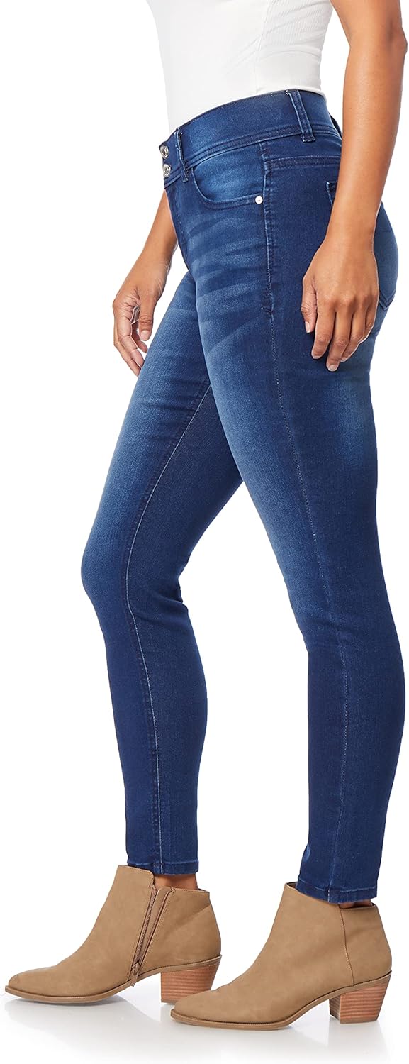 Angels Forever Young Curvy Skinny Jeans for Women, Denim with Contour Waistband - Image 3