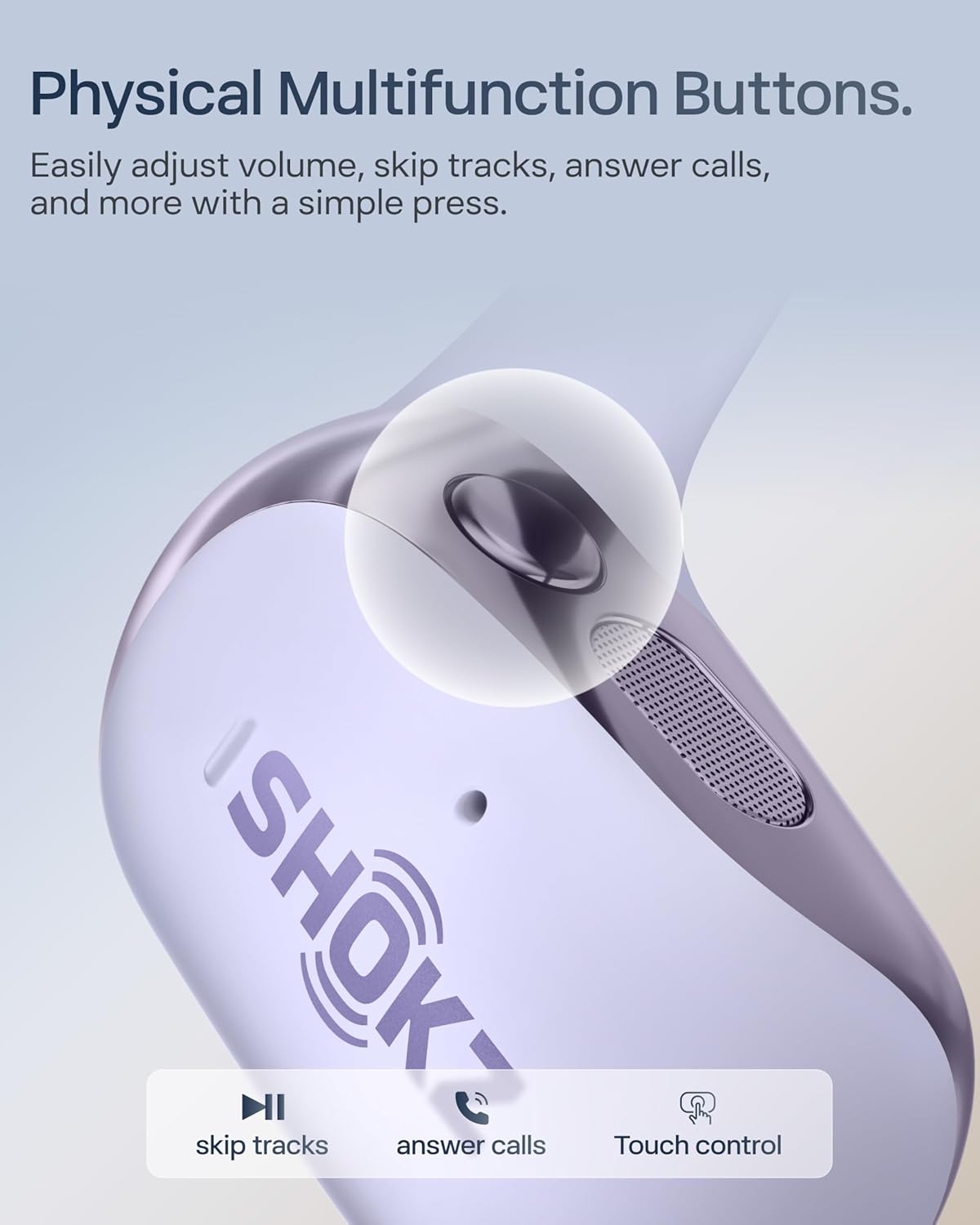 SHOKZ Yeni OpenFit 2+ Açık Kulaklık, Dolby Ses Destekli, Yumuşak Kulak Kulaklıklı Konforlu Kulaklıklar, 48H Oynama Süresi, IP55 Suya Dayanıklı, USB-C Hızlı Şarj, Kablosuz Şarj - Onlin...