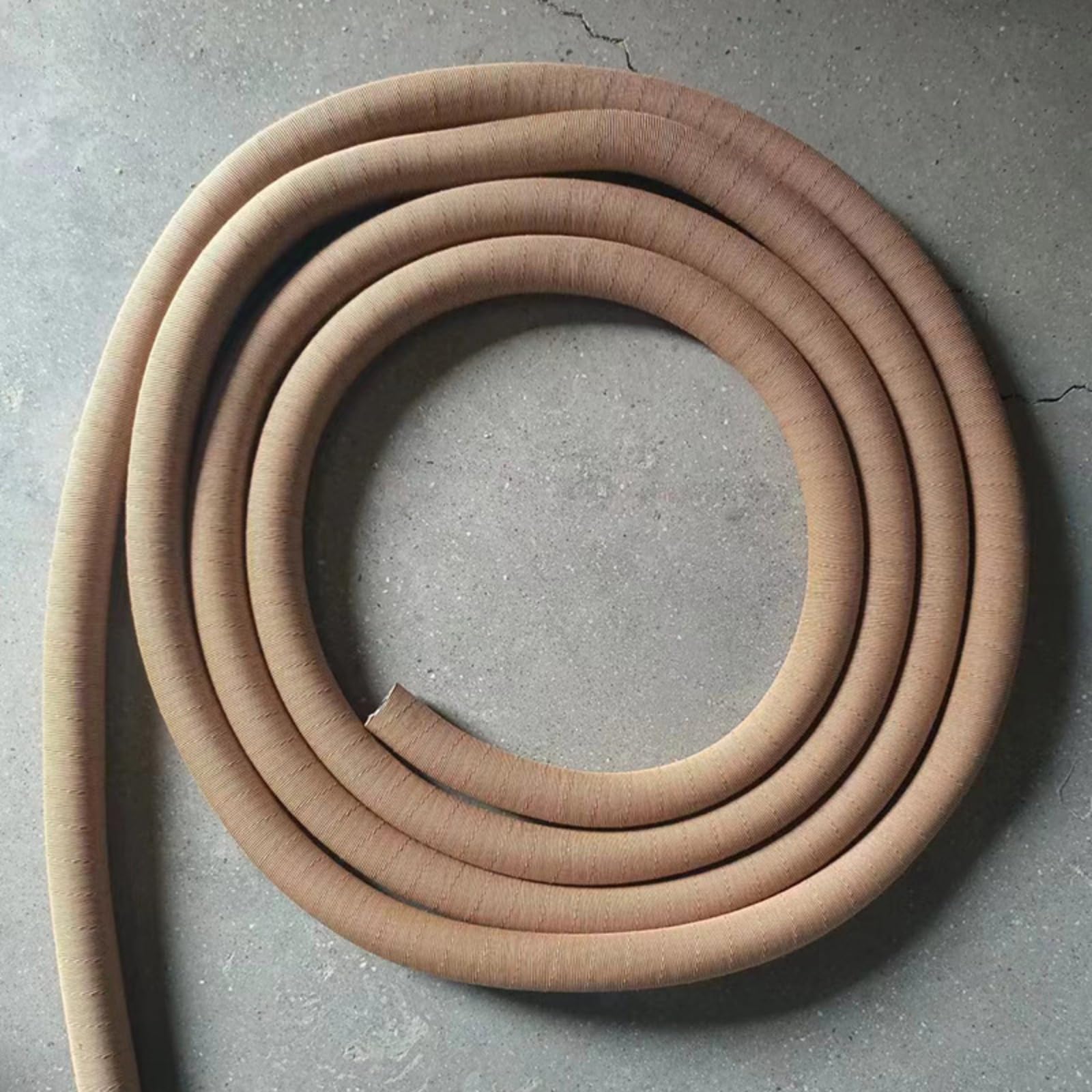 Qikaide Condotto estensibile in alluminio marrone da 300 cm per riscaldatori ad aria diesel per camper, camion, barca, macchina industriale 42 mm 60 mm 75 mm (60 mm)