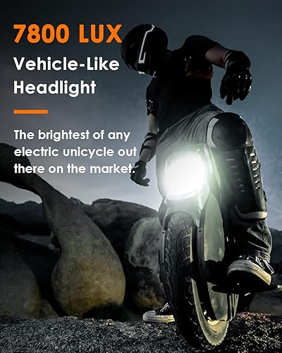 Miniatura 6 de INMOTION V11 - Unicycle eléctrico de rueda de 18 pulgadas integrado con suspensión de aire de 335 pulgadas motor potente de 2200 W y velocidad