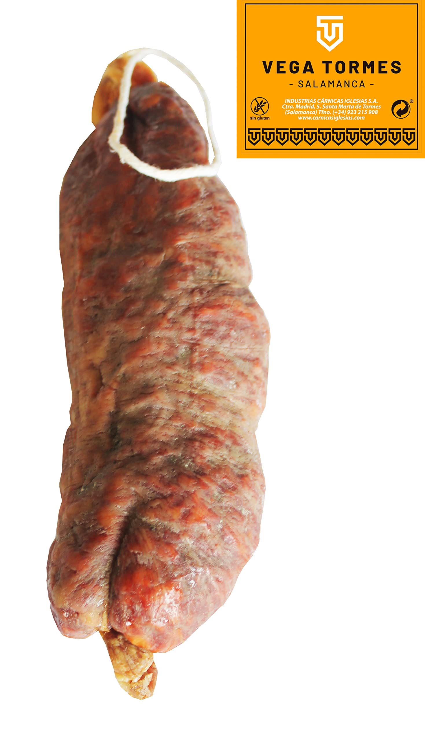 VEGA TORMES - Chorizo Extra 100% Natural Sin Aditivos Artesano, 400 Gramo
