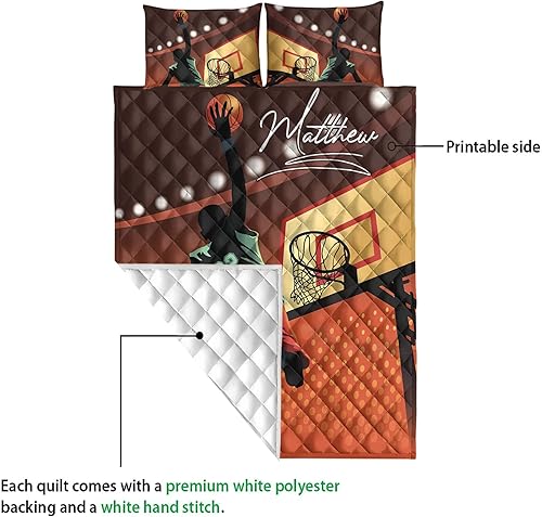 Miniatura 3 de OhaPrints Juego de ropa de cama y fundas de almohada personalizadas, juego de ropa de cama y funda de almohada, tamaño King, Queen, doble,