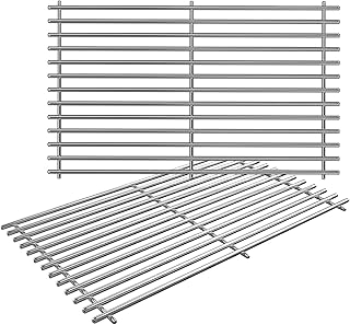 Uniflasy 7637 Stainless Steel Cooking Grates for Weber Spirit E210 Spirit E220 Spirit S210, Spirit S220 Gas Grills for Weber 7637 17.5 x 10.2 x 0.5