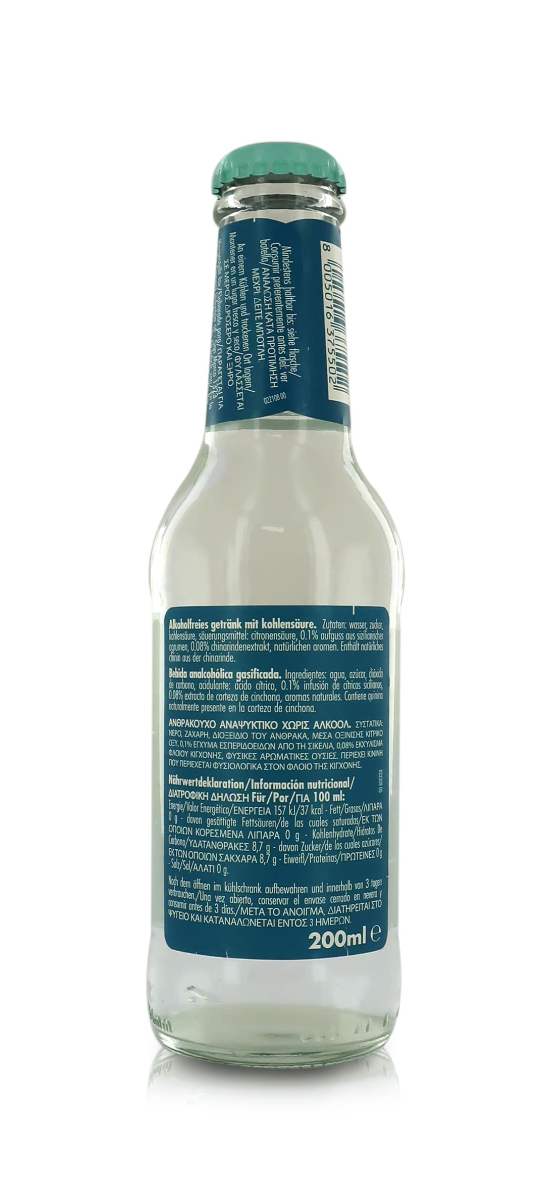Cipriani Mediterranean Tonic Water ''Eloise'', Italienisches Citrus Tonic Water, Prickelndes Getränk mit Mediterranem Geschmack für Mixologie und Cocktailzubereitung, 24 x 200 Ml