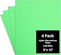 Vista 49 de Kydex Sheets - Solid Color DIY Kit for Crafting Holsters, Sheaths, and Mag Pouches - (8x8, 8x12, 12x12), Premium Thermoform Sheets - Thick, Durable