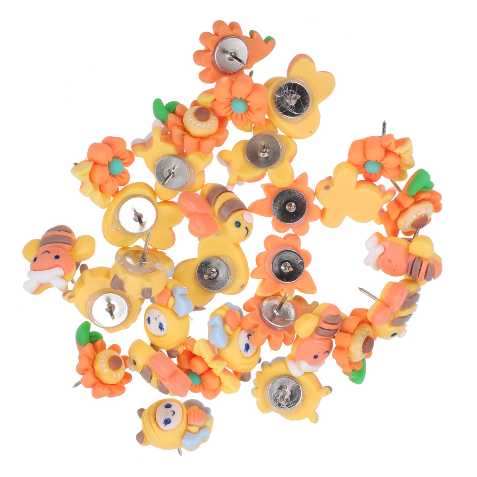 ARTIBETTER 3 Sätze Wanddekorative Thumbtacks Groß Dekorative Reißzwecke Daumennägel Foto-stecknadel Dekorative Stecknadel Reißzwecken Für Das Büro Push-Tacks Harz 30 Stück * 3