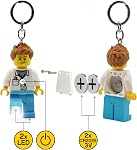 LEGO City Keychain Light - Doctor (KE184H) - 76 mm tall figure, ages 6 and up, 1 keychain light