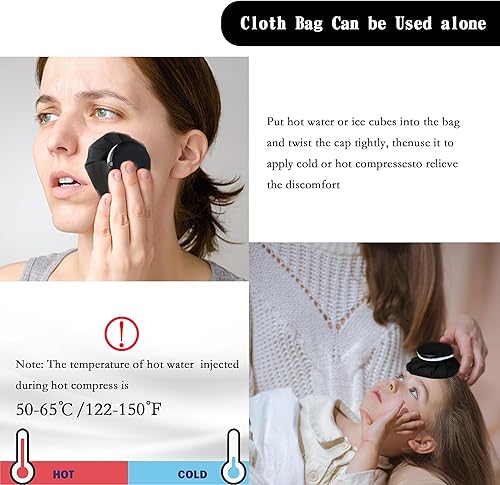 Miniatura 5 de Enfriador de cuello para clima cálido, reutilizable, dispositivo de enfriamiento de cuello, bolsa de agua caliente para aliviar el dolor, a prueba