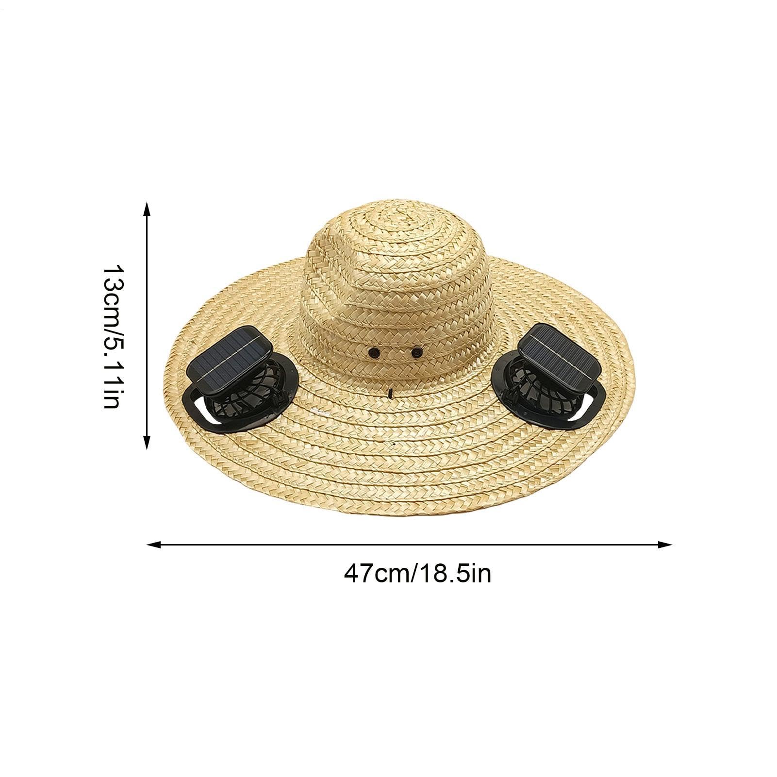 Cappello con Ventole Attrezzatura Ergonomica Ricaricabile USB | Copricapo Con Ventilatore Per Outdoor Campeggio Giardino Escursioni Lavoro Viaggio Spiaggia Sport