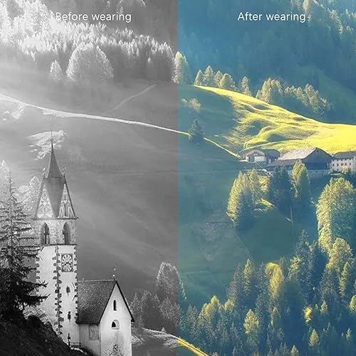 Miniatura 5 de Lentes para daltonismo, lentes correctivos ciegos, rojo y verde, corrección de mejora de la vista, marco completo, universal, impermeable,