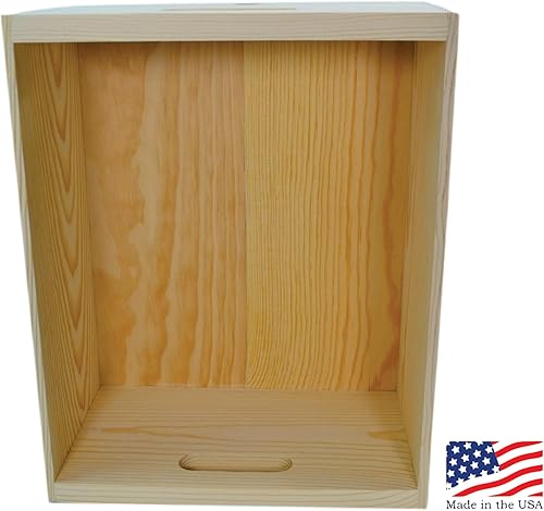 Miniatura 2 de Caja de madera de pino con agujeros