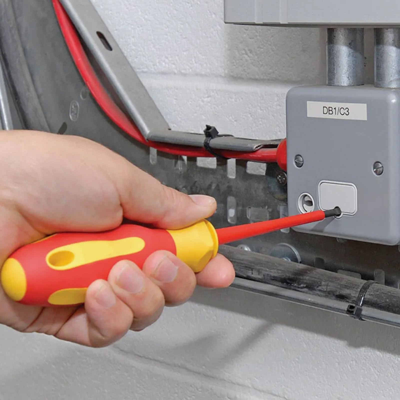 Set di 15 cacciaviti per elettricista 1000 V, set di cacciaviti elettrici professionali isolati per veicolo