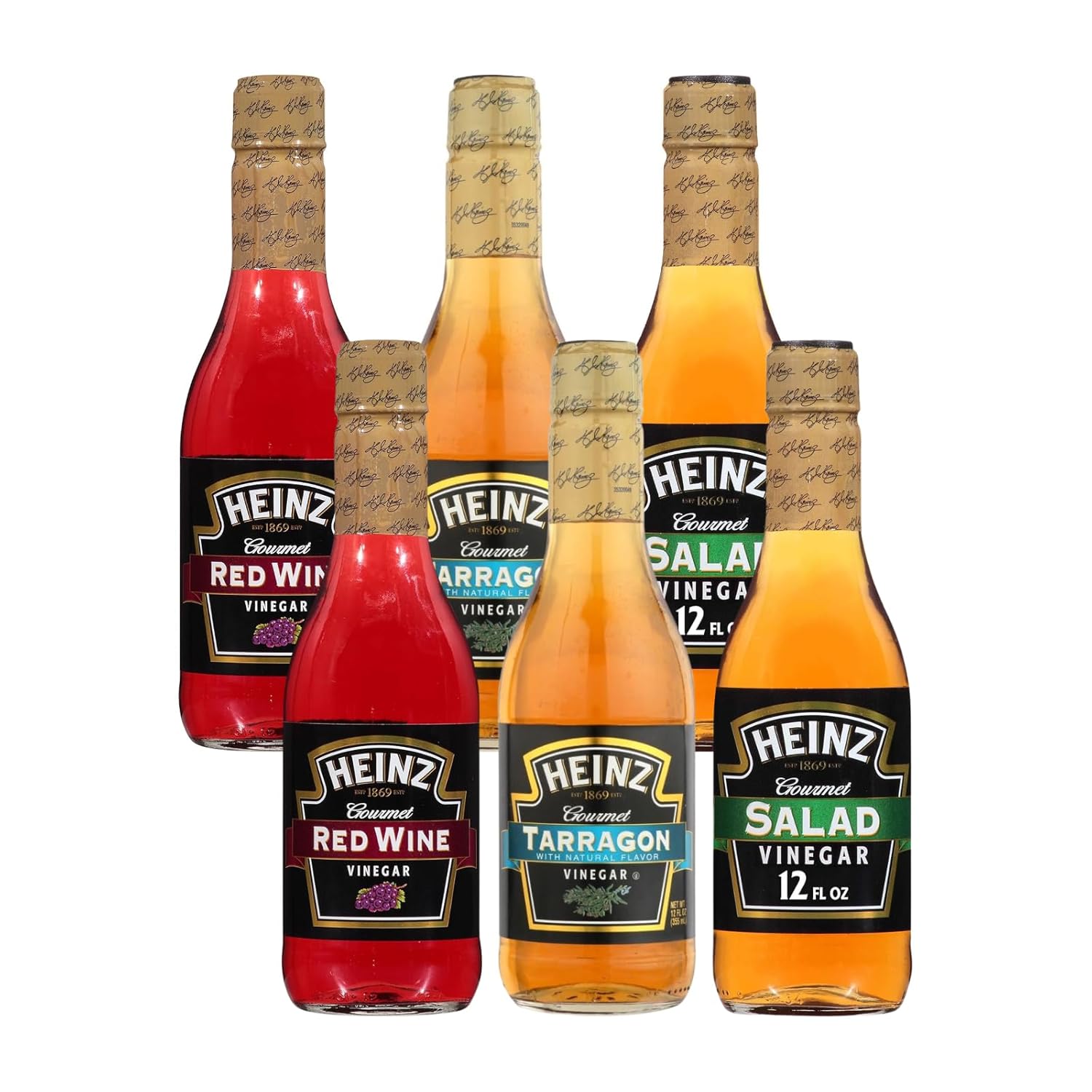 ‎Heinz Gourmet Red Wine, Tarragon & Salad Vinegar (Variety Pack)