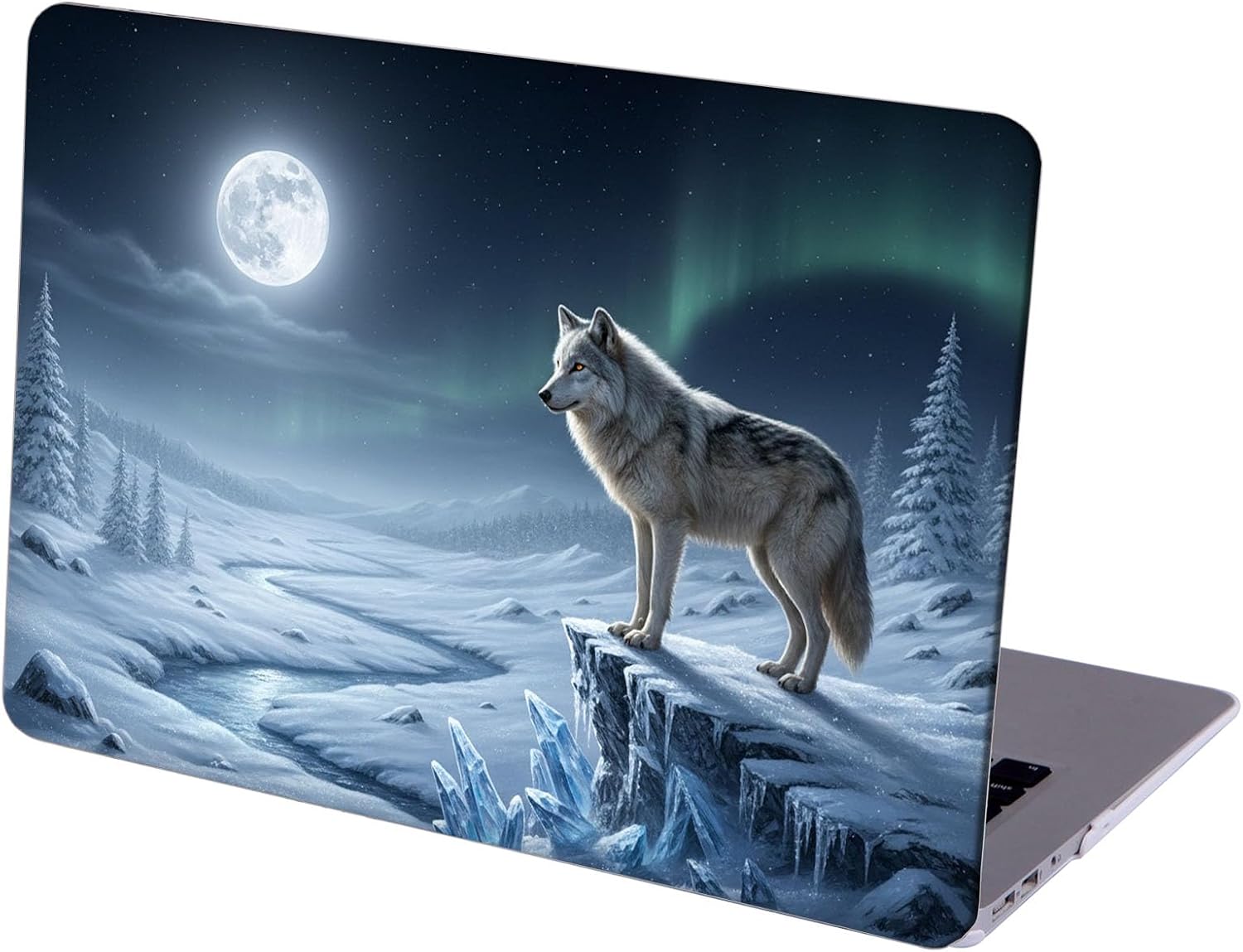 Compatible with MacBook Neo 13-inch, Hard Shell Case with Keyboard Cover and Screen Protector (A3404 A18 Pro chip, 2026 Release) - Wolf MC22660