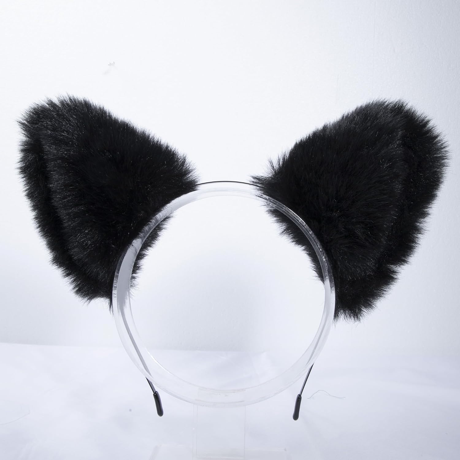 Women Cat Fox Long Fur Ears Headband Party Cosplay Costume Hairband - Image 3