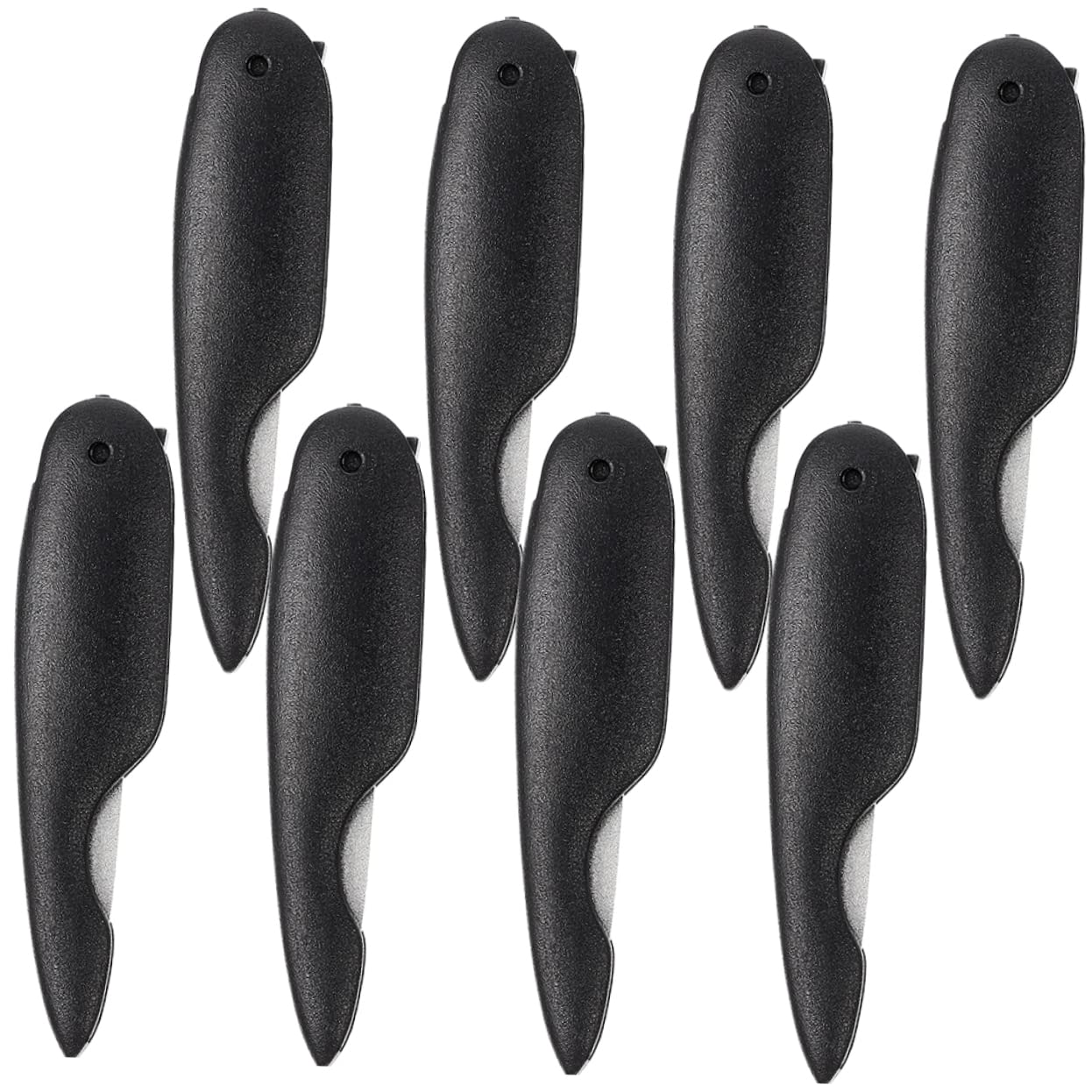 FOMIYES 40piezas Limadores De Uñas Plegables De Doble Cara Herramientas De Manicura Para Uñas De Manos y Pies Diseño Compacto y Duradero Para Uso Diario