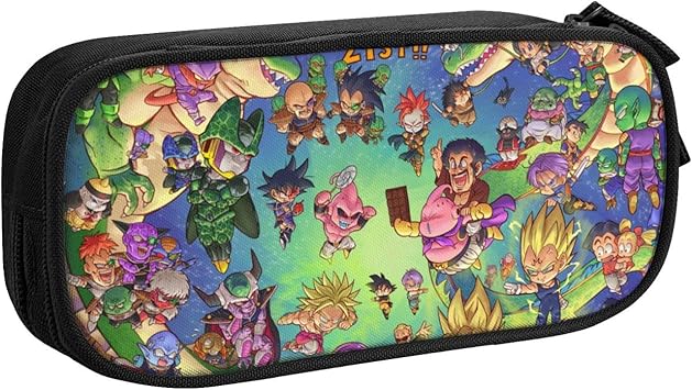 Amazon Co Jp ペンケース ドラゴンボール 3 アニメ 筆入れ 筆箱 ペン立て 大容量 おしゃれ 多機能 小学生 中学生 文具ケース 小物収納 学生用 男女兼用 文具バッグ 誕生日 成人祝い 進学 新学期 ダブルジッパー 化粧ポーチ Black 文房具 オフィス用品