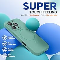 Vista 826 de Miracase Funda diseñada para iPhone 13 Pro Max con protector de pantalla, [forro de microfibra suave antiarañazos], funda protectora de silicona