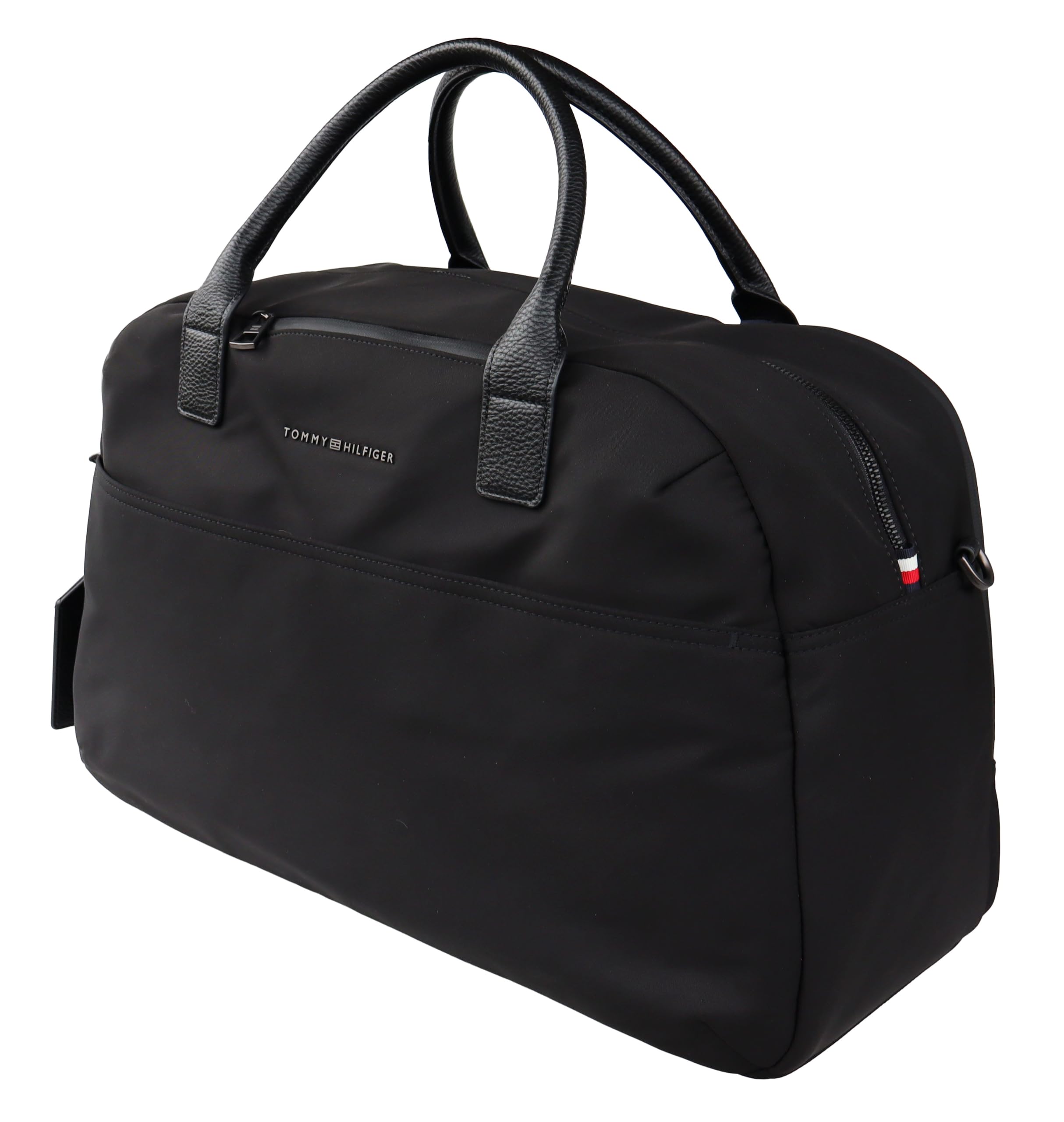 Tommy Hilfiger Weekender - Bolsa de deporte (nailon), color negro