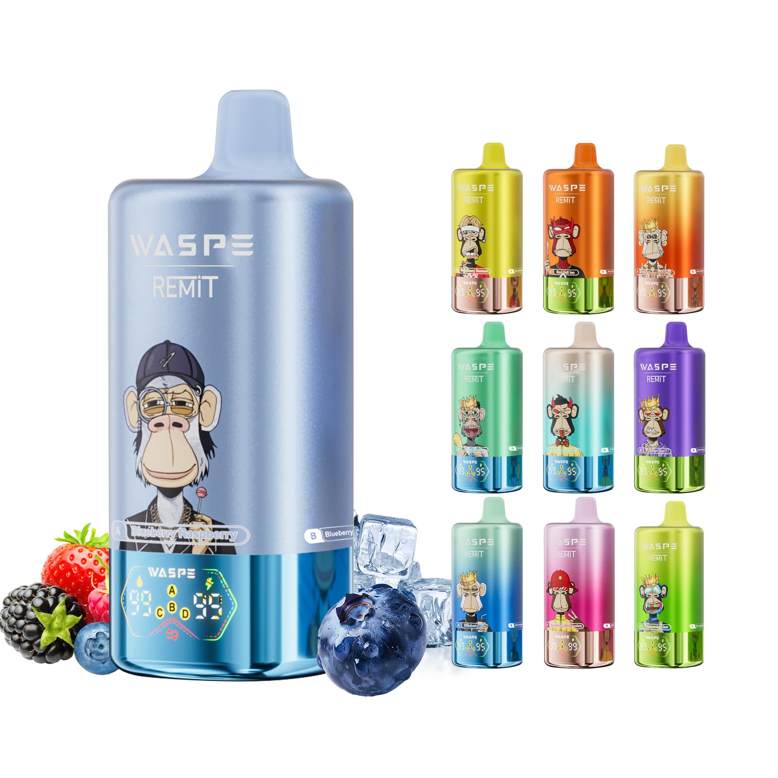 Amazon | 【waspe 100000】Waspe & Remit 4 IN 1使い捨て電子タバコ 