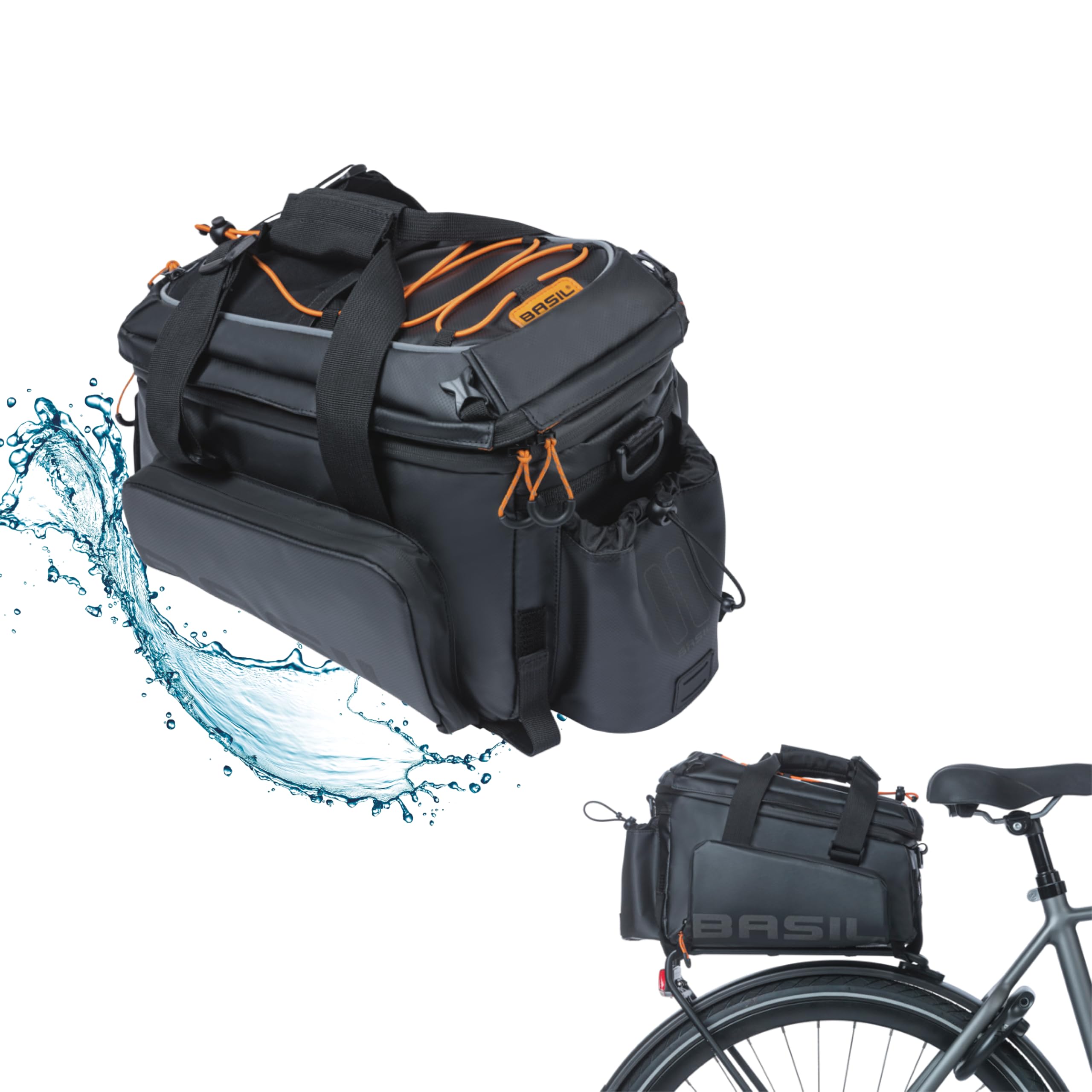 Amazon | BASIL(バジル) 自転車用バッグ マイルズ ターポリン トランク