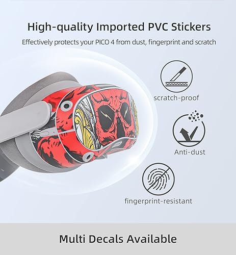 Miniatura 4 de Adhesivos para auriculares y controladores de realidad virtual para PICO 4 (2)