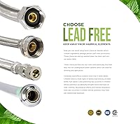 Vista 16 de Manguera trenzada para lavabo, conector hembra, ajuste de compresión (49328)