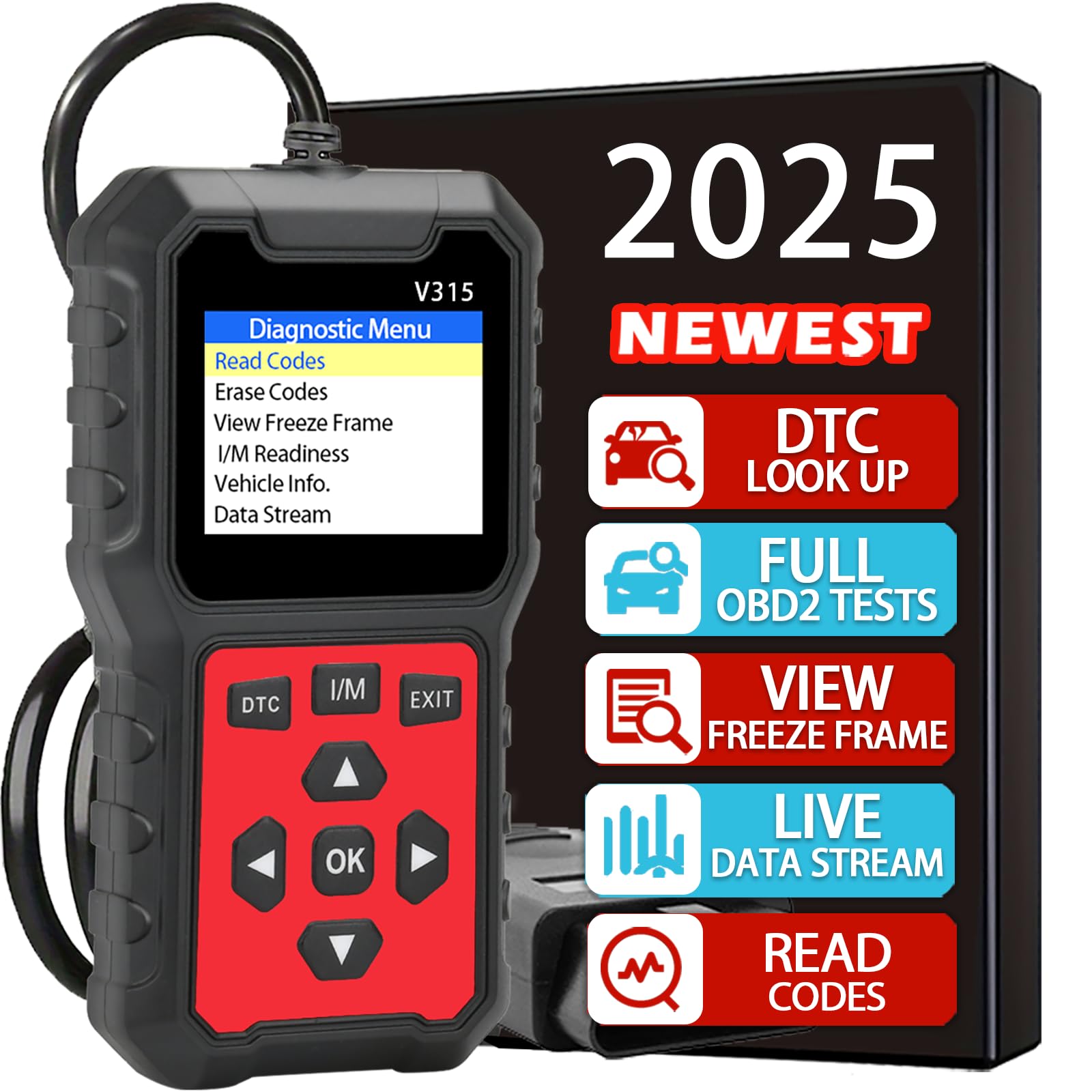 Amazon.com: V315 OBD2 Diagnostic Diagnostic Tool Tool, Code Reader