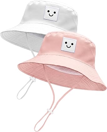 Baby Sun Hat Toddler Bucket Hats UPF 50+ Kids Summer Sun Protection Beach Hat for Boys Girls