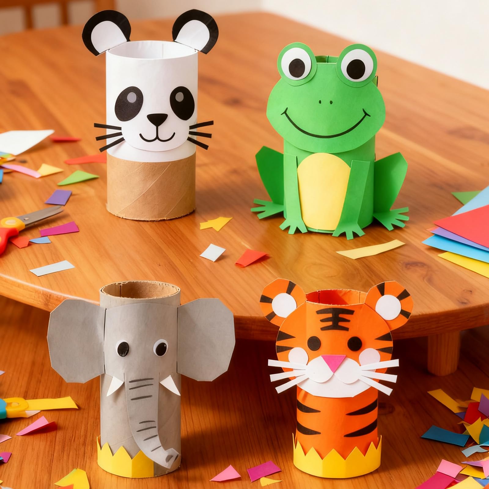120 Stück Kartonröhren zum Basteln, 3,8 x 8,6 cm leere Toilettenpapierrollen, runde Bastelröhren, stark und druckfest, für DIY, Kunst, Geschenk, Braun