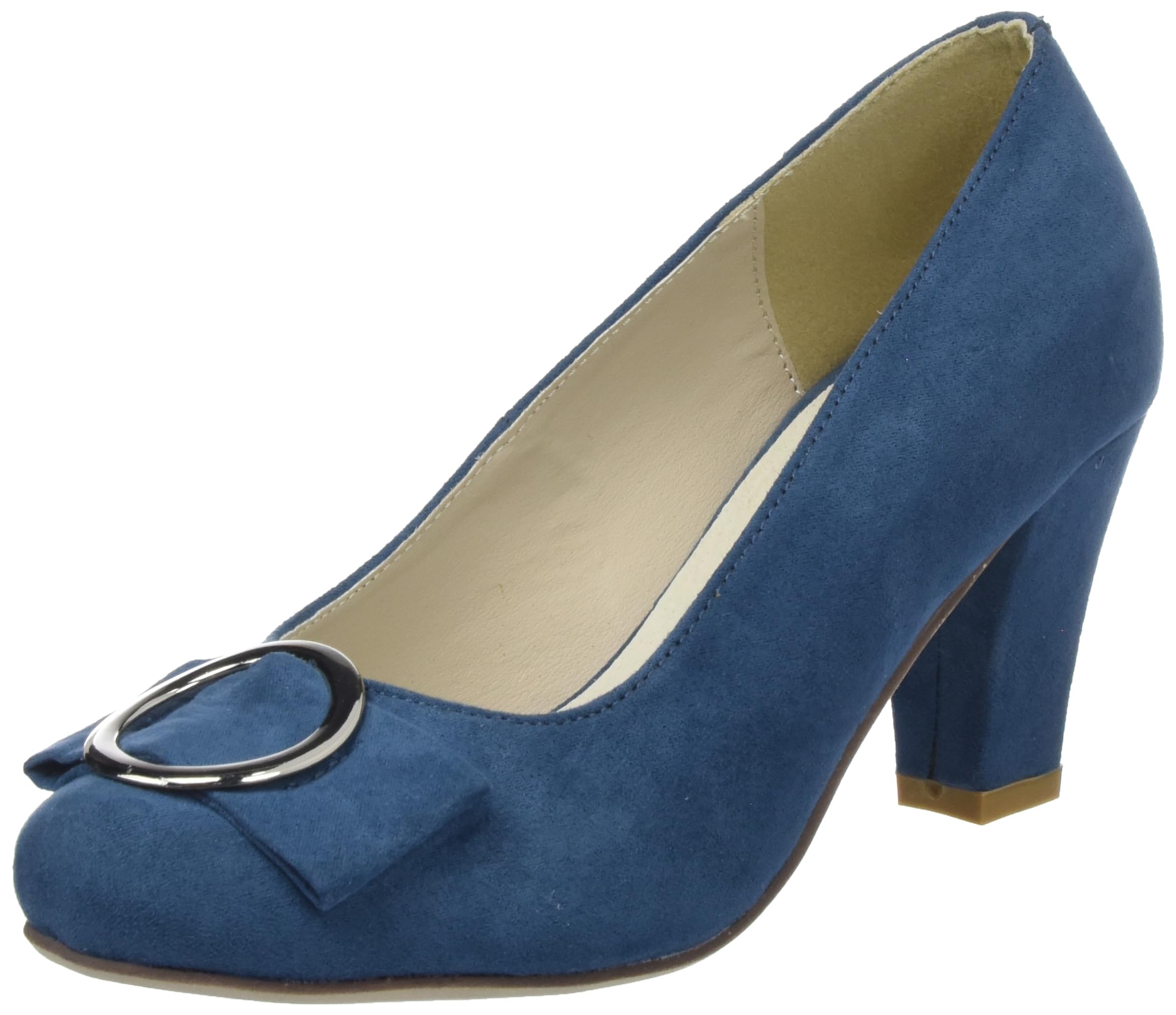Andrea Conti Women's Pumps, Jeans, 38 EU, Jeans Colour, 6 UK