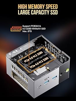 GMKtec EVO-X1 ミニPC Ryzen AI 9 HX-370 AMD Ryzen™ Al 9 HX 370 --EVO-X1 AI Mini PC