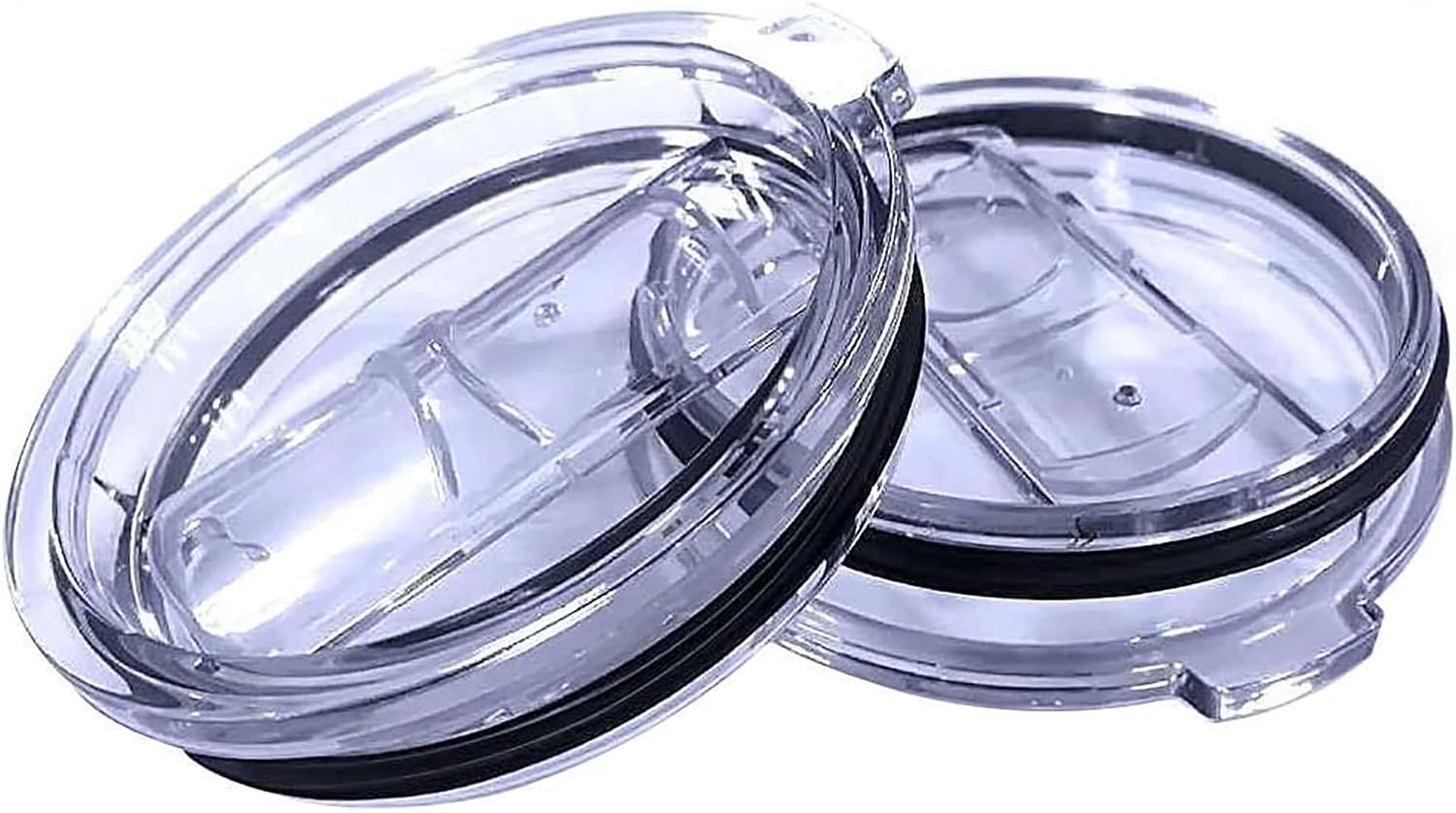 2 Replacement Lids for 30oz Stainless Steel Tumbler Lids - Only Replace The lid With A Top Diameter Of 3.91 inches (Bottom Diameter Of 3.74 inches)