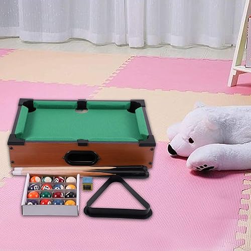 Miniatura 4 de REHOC Mini mesa de billar de mesa para billar de escritorio juegos para niños pelotas deportivas juguetes deportivos regalo de Navidad