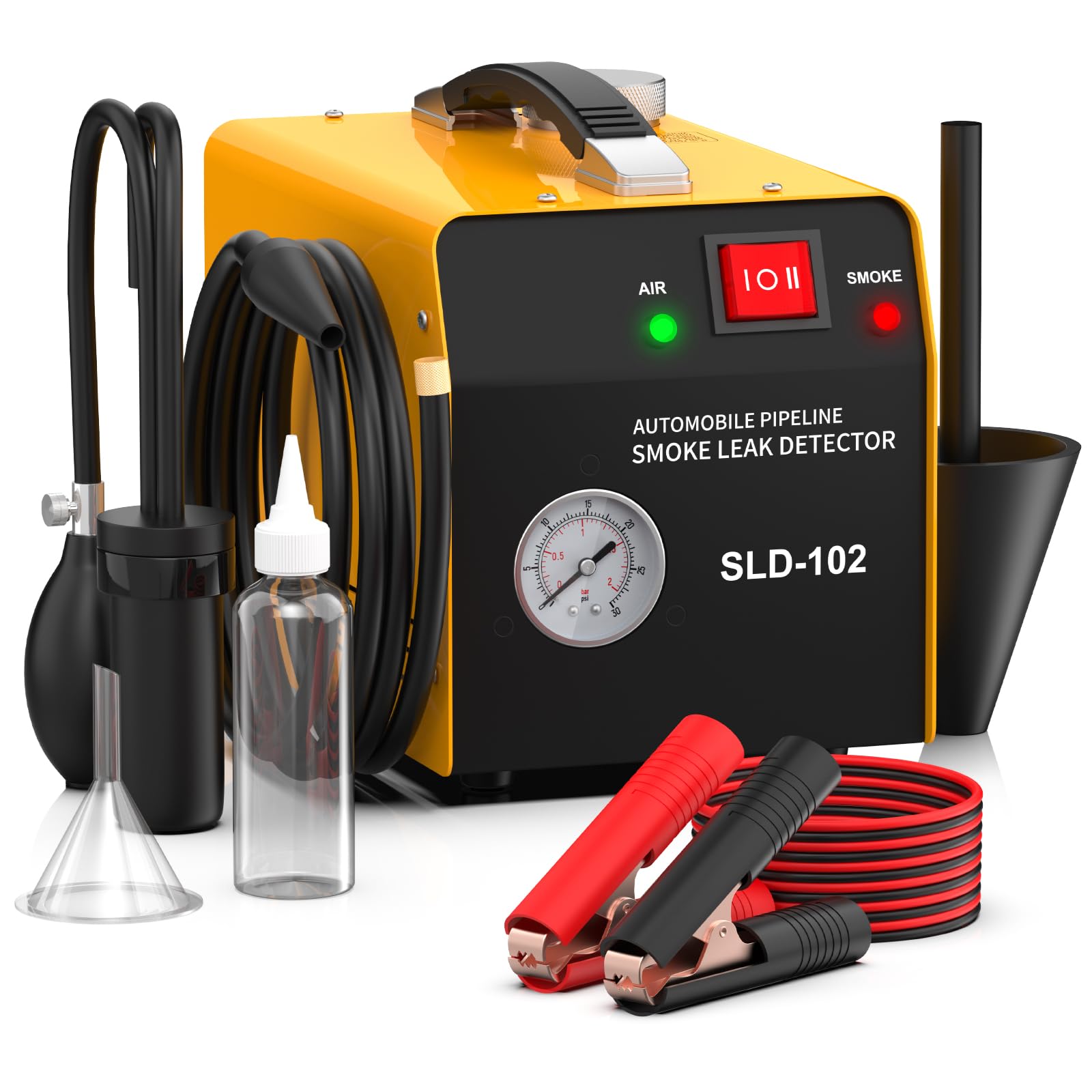 Godiag Yellow Sld 102 Evap Vacuum Smoke Machine Automotive Leak Detector | 12V Vehicles, Diagnostic Tester For Pipeline Fuel Leakage Detection,